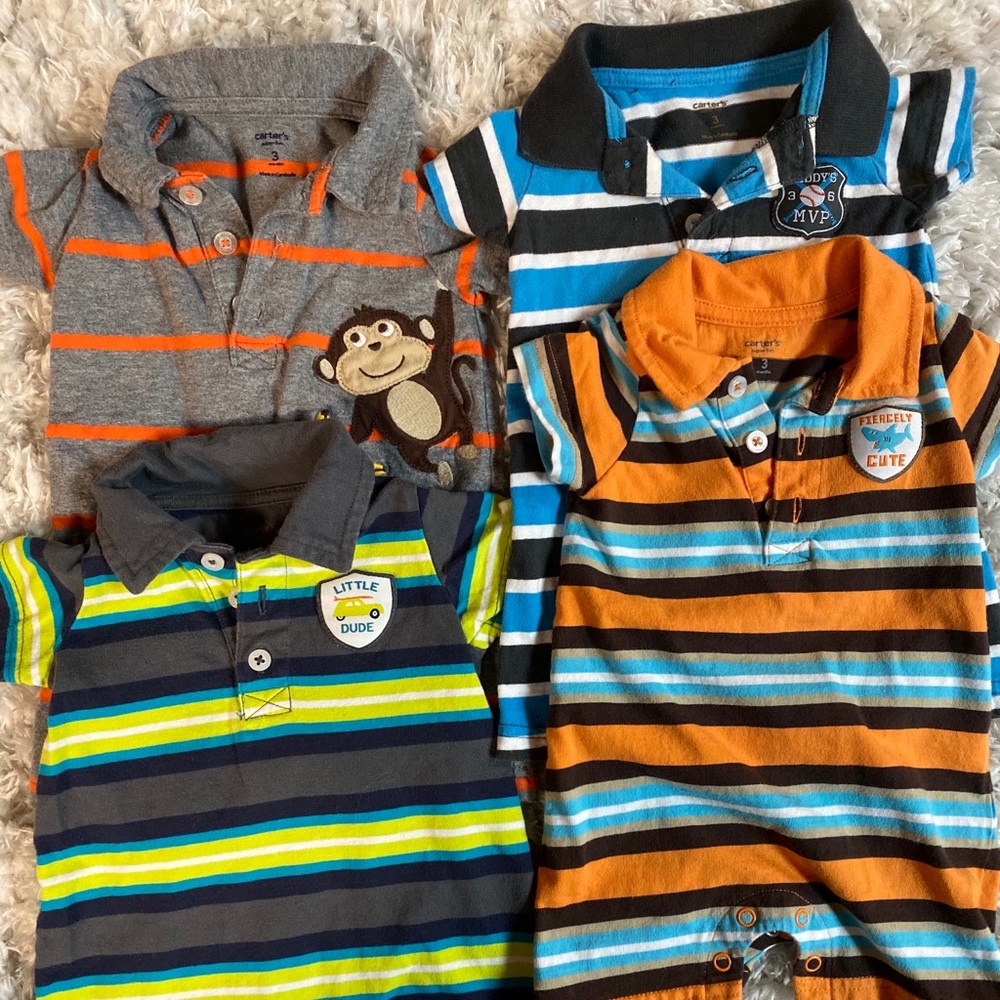 Carter’s Baby Boy Rompers